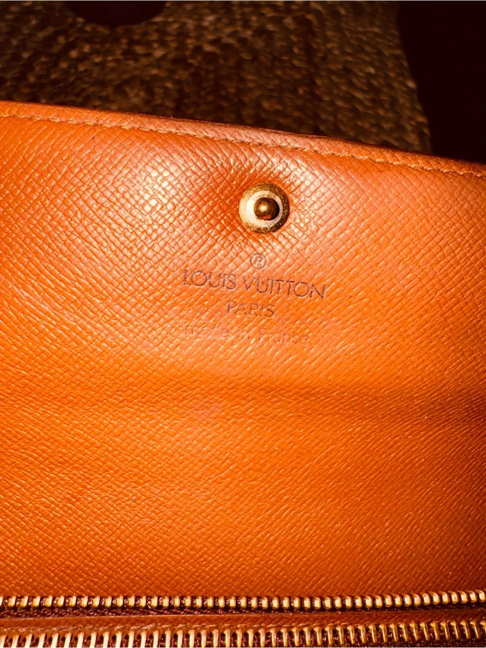 Louis Vuitton, beautiful vintage monogram sarah wallet made France 1998 - Picture 12 of 16